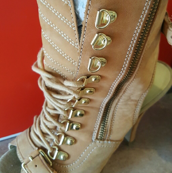 Suede Camel Boots!!