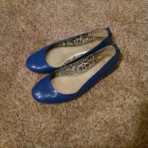 Coach blue flats