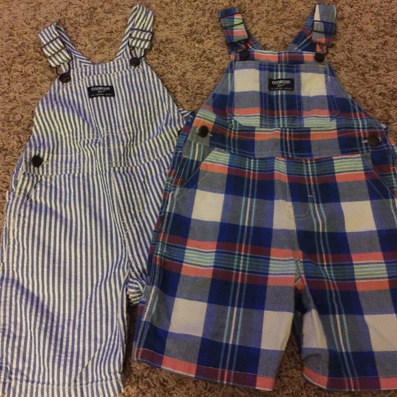 2 Boys Oshkosh Overalls
