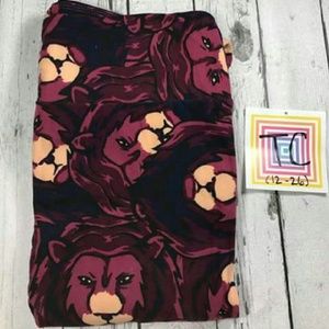 TC lion head unicorn leggings