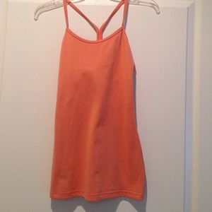 Orange Power Y Lululemon tank