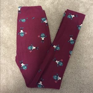Lularoe Zombie Halloween Leggings 