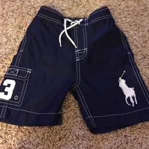 Polo navy blue swim suit