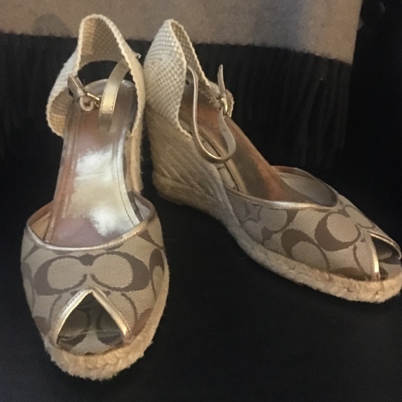 Coach espadrilles size 8