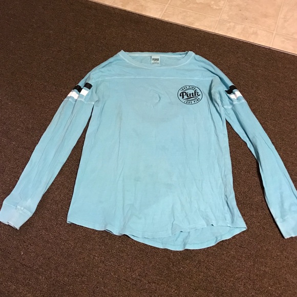 VS pink open back pullover