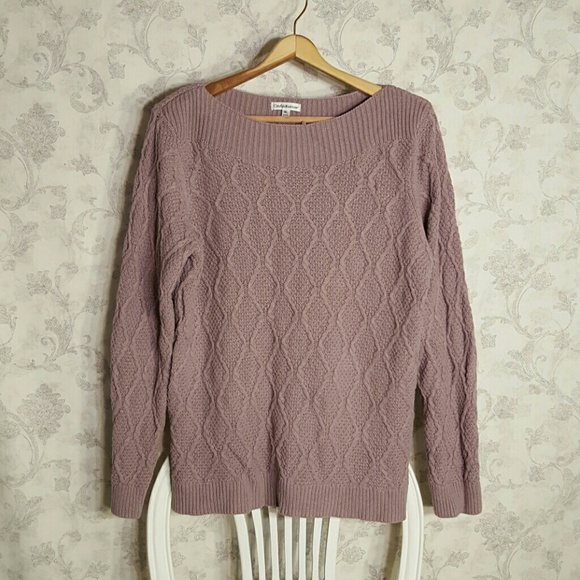 Boat neck sweater