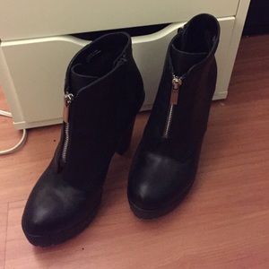 Steve Madden Motor Heel Ankel boots