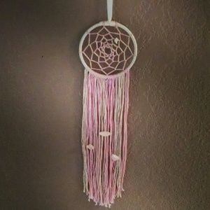 Mother of pearl dream catcher by DayRayDesigns