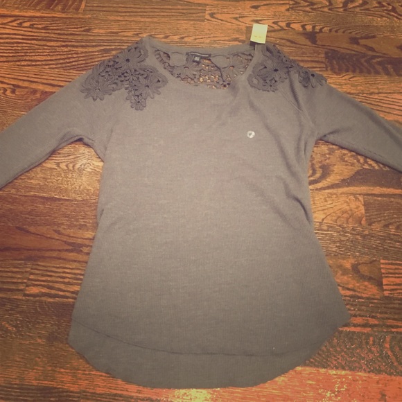 American Eagle waffleknit long sleeve tee - Picture 1 of 3