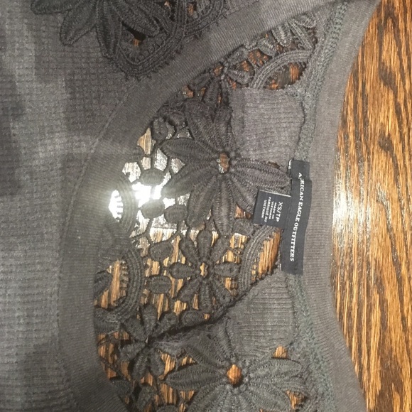 American Eagle waffleknit long sleeve tee - Picture 2 of 3