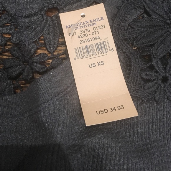 American Eagle waffleknit long sleeve tee - Picture 3 of 3