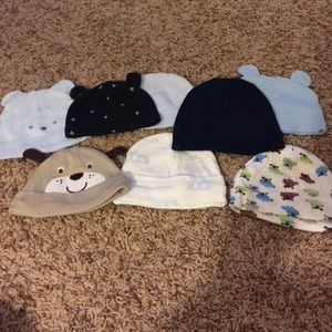 8 boys newborn hats