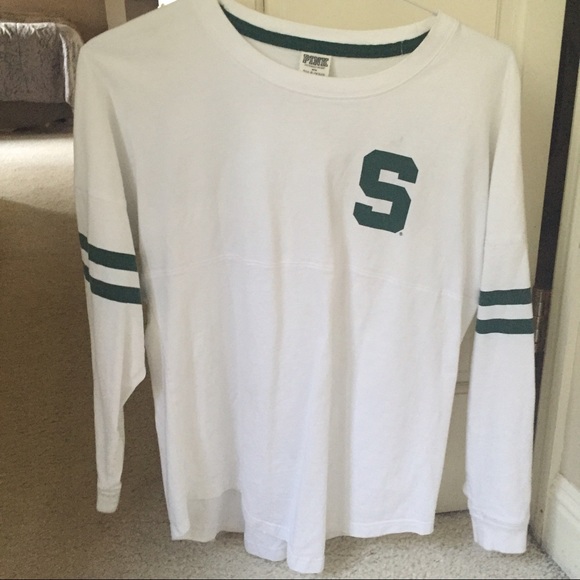 Victoria's Secret Pink Mich State Spirit Jersey
