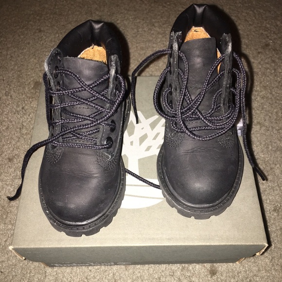 All black water proof Timberlands boots