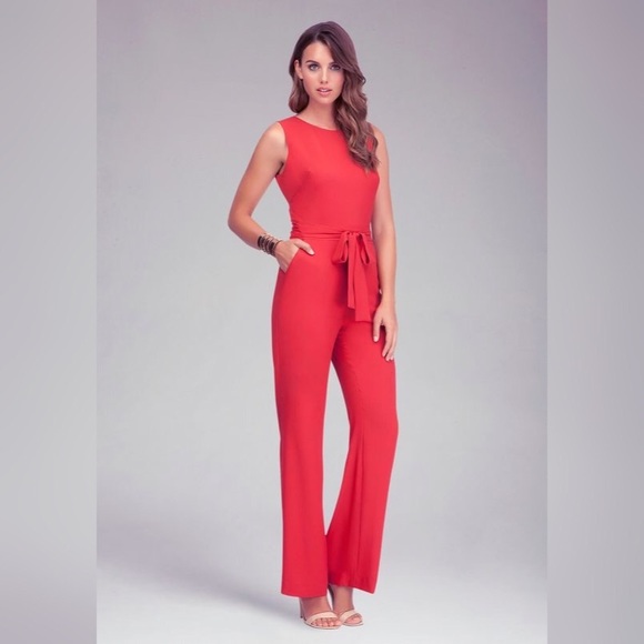 Red jumpsuit