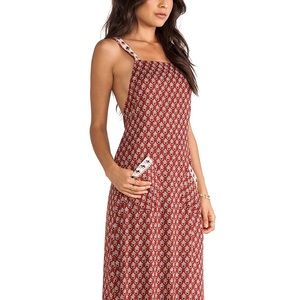 FLYNN SKYE apron maxi dress // small
