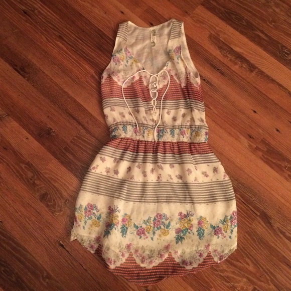 Free People Falling for Georgette Dress - Picture 3 of 6