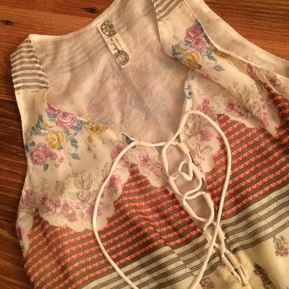 Free People Falling for Georgette Dress - Picture 4 of 6