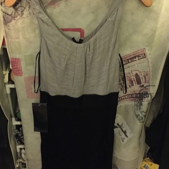 XS BEBE HEATHER TOP 2FER DRESS