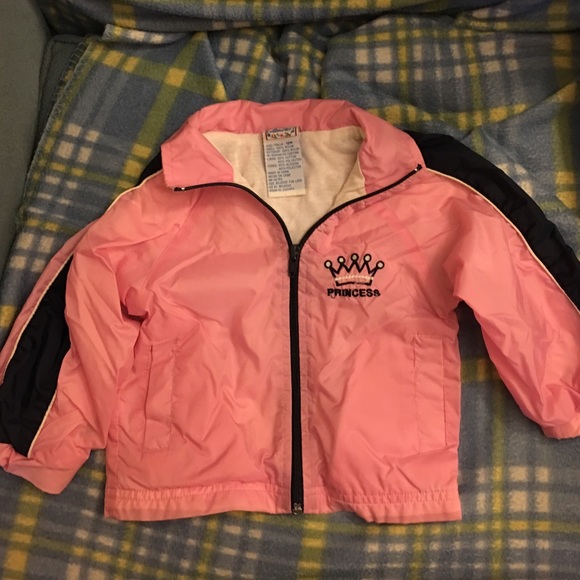Adorable little pink jacket.