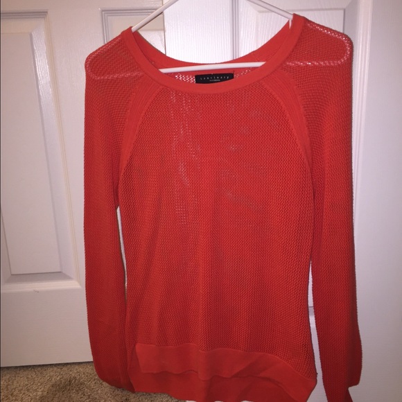 Coral color sweater
