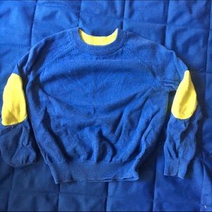Mini Boden patch elbow sweater