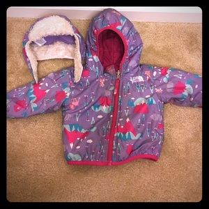 Reversible north face jacket