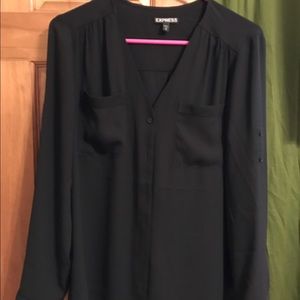 Black express blouse