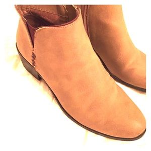 Tan booties