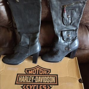 Ladies Harley Davidson Boots sz9