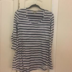 black and white stripe shirt