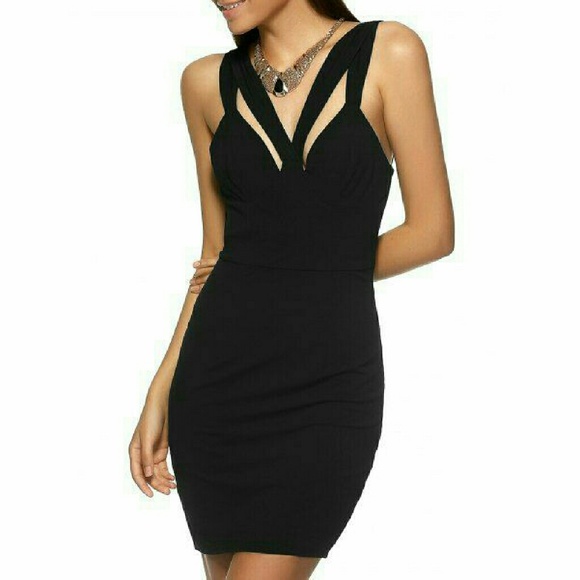 GAMIS Dresses & Skirts - SEXY HARNESS BODYCON DRESS SZ MEDIUM🌈SALE