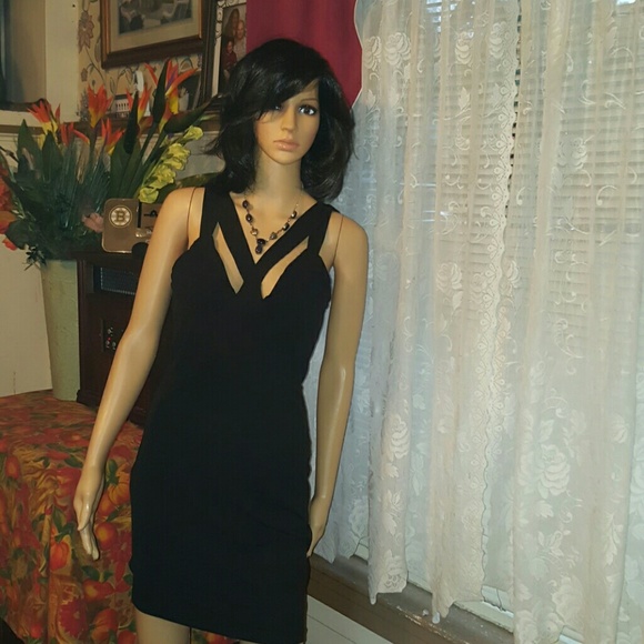 SEXY HARNESS BODYCON DRESS SZ MEDIUM🌈SALE - Picture 2 of 4