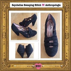 🎀 EUC🎀 Sweeping Stitch Seychelles Anthropologie