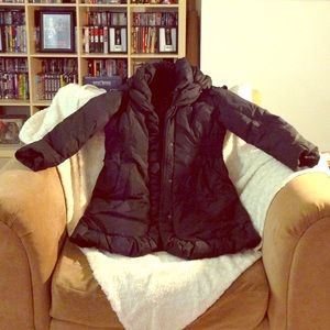 Tahari Marianna Black Down Winter Coat