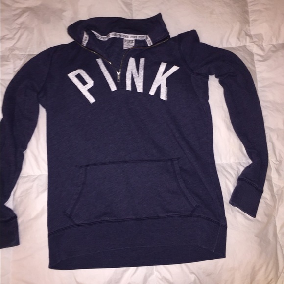 VS PINK half zip sweatshirt