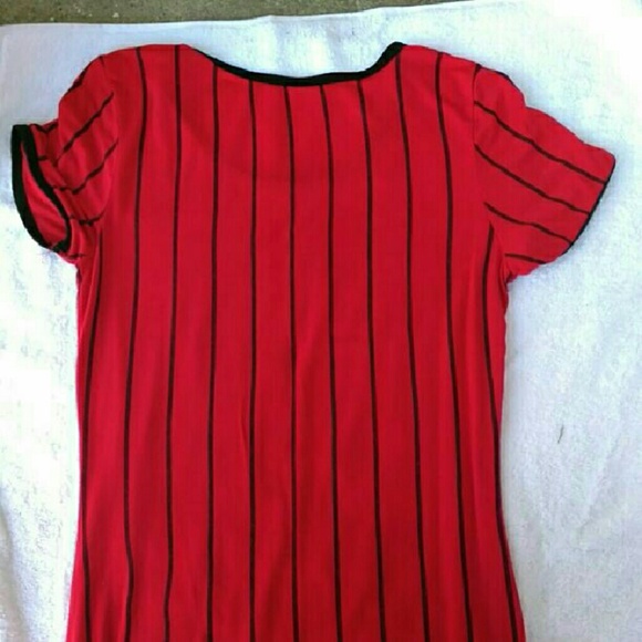 Red mini dress - Picture 3 of 4