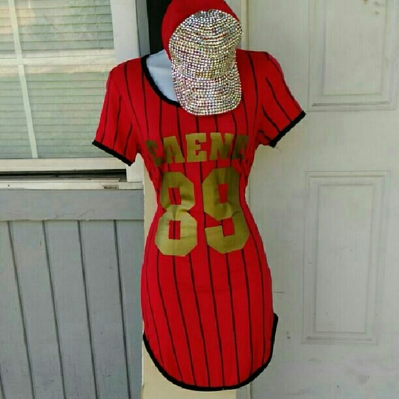 Red mini dress - Picture 4 of 4