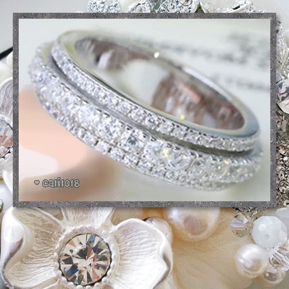 🆕Gorgeous Double Layer Design Eternity Band - Picture 4 of 6