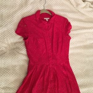 NY&Co lace red dress