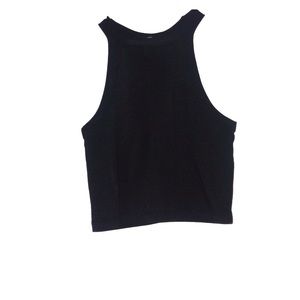 Forever 21 High Neck Crop Top