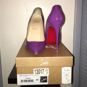 Christian Louboutin Pigalle 100 Follies size 40