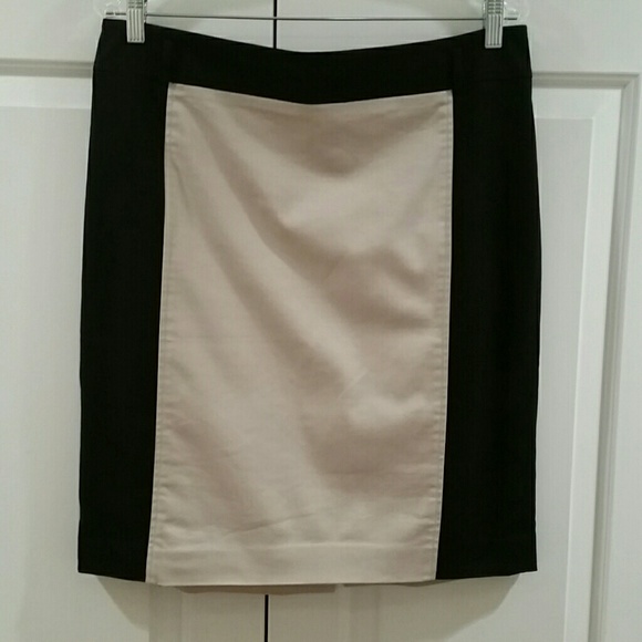 Ann Taylor Colorblock Pencil Skirt