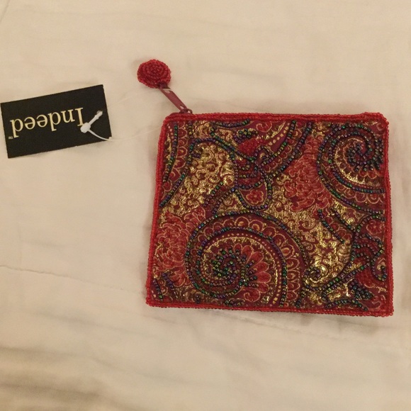 NWT Beaded Coin Purse - Picture 3 of 3