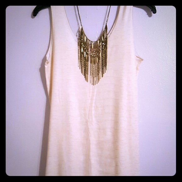 Tunic tank top with ruched backing