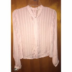 Forever 21 light pink blouse