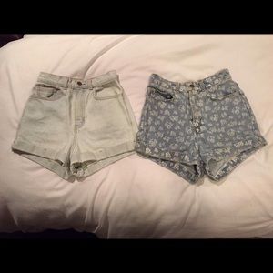 American Apparel High Waisted Shorts