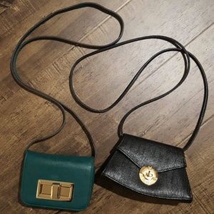 Two cross body purses.