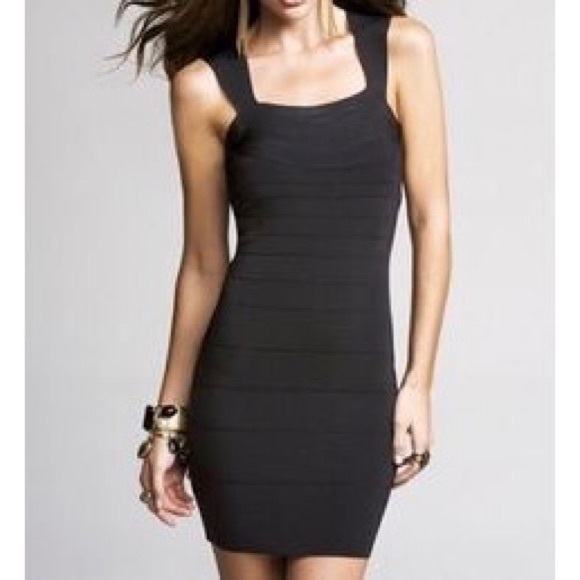 Express Banded Scoop-Neck Dress - Picture 1 of 4