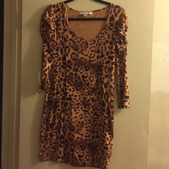 Leopard print dress